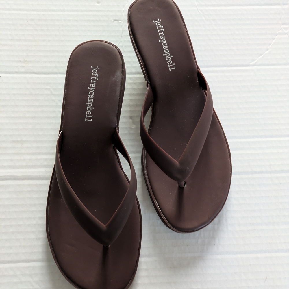 Jeffrey Campbell Dark Brown Sandals